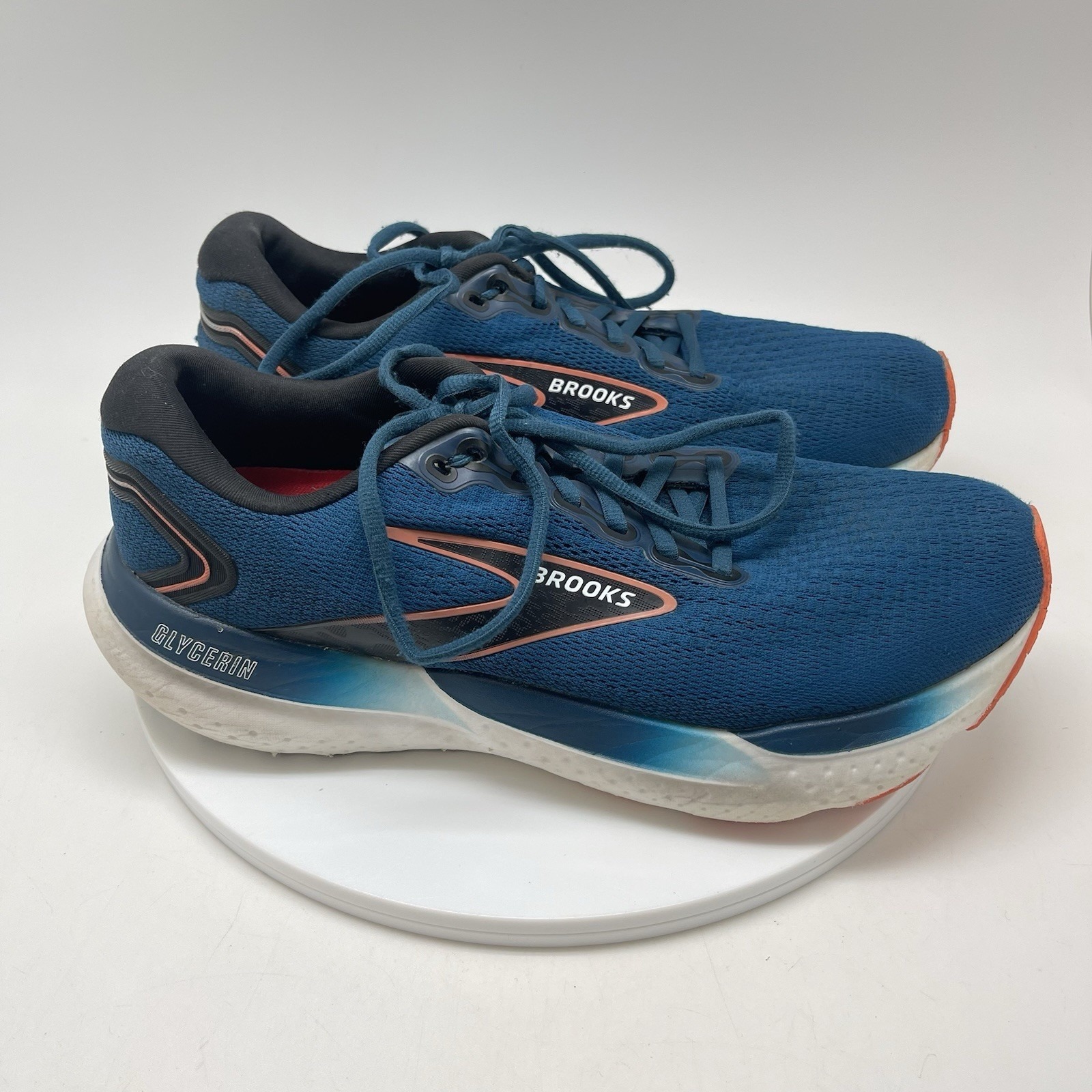 Brooks Sneakers Mens 9 D Glycerin 21 1104191d474 Blue Athletic Running Shoes